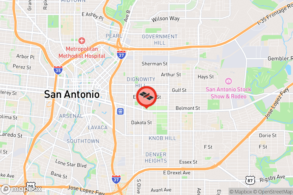 Static map screenshot of the place