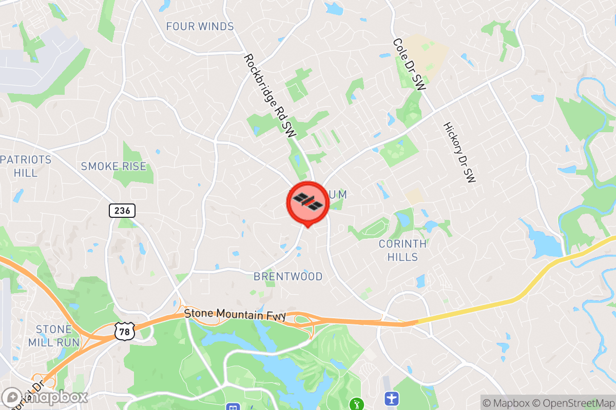 Static map screenshot of the place