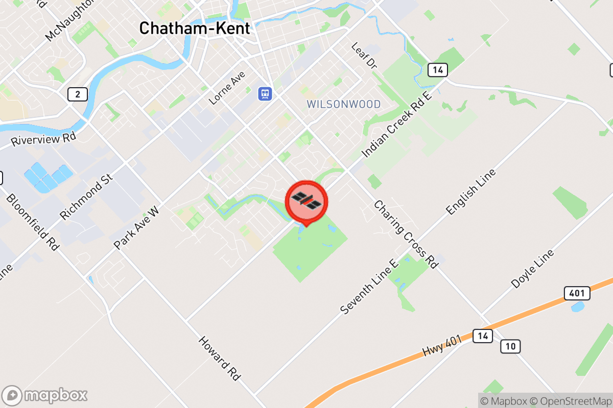 Static map screenshot of the place