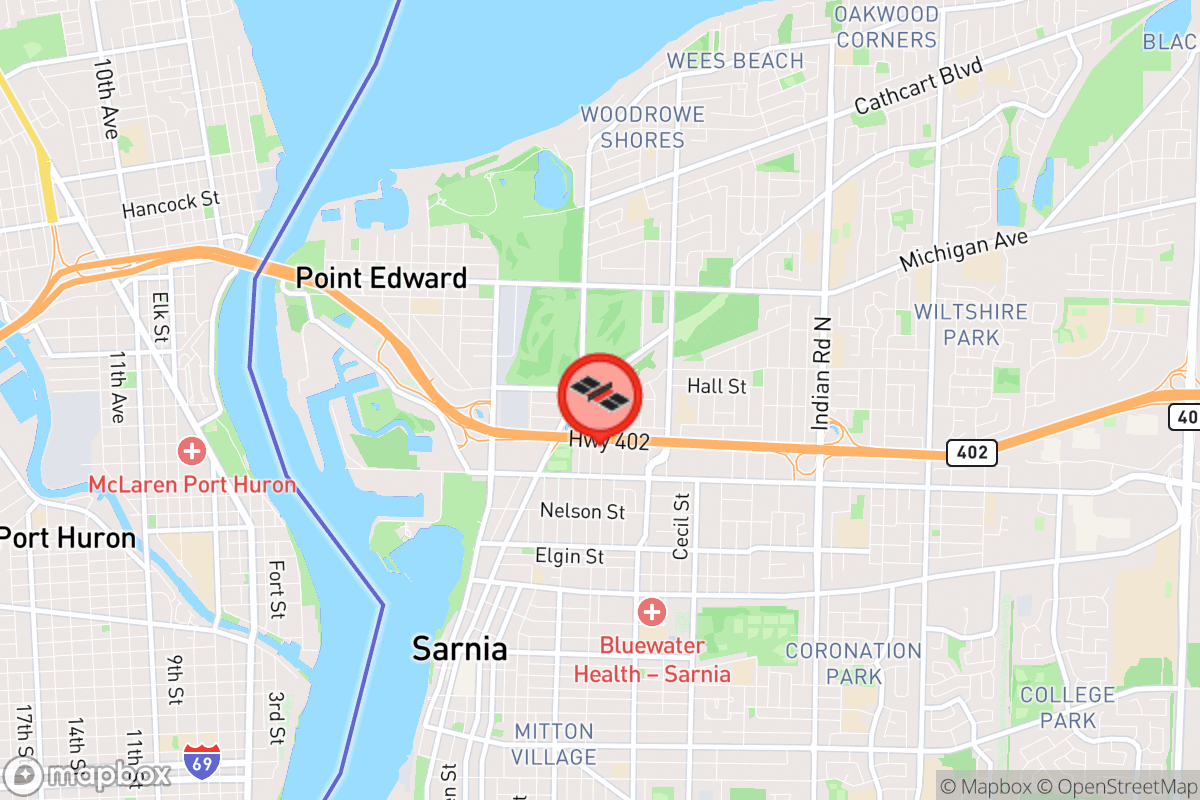 Static map screenshot of the place