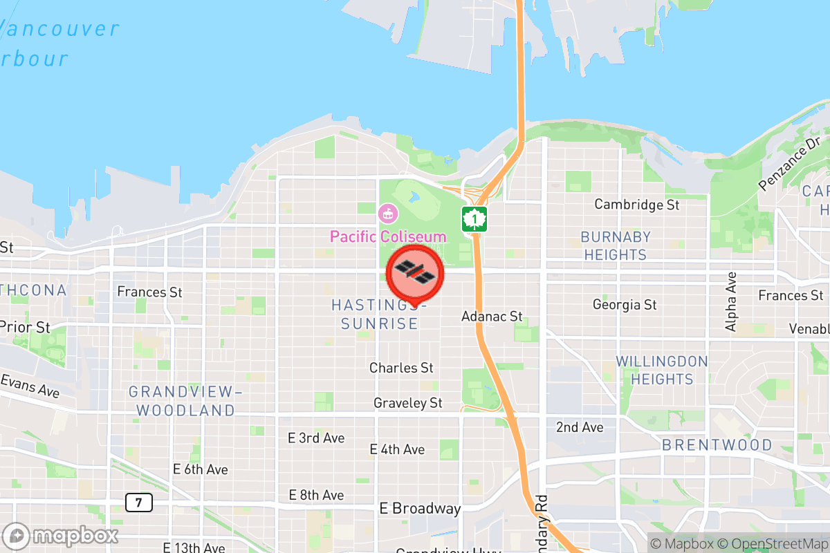 Static map screenshot of the place