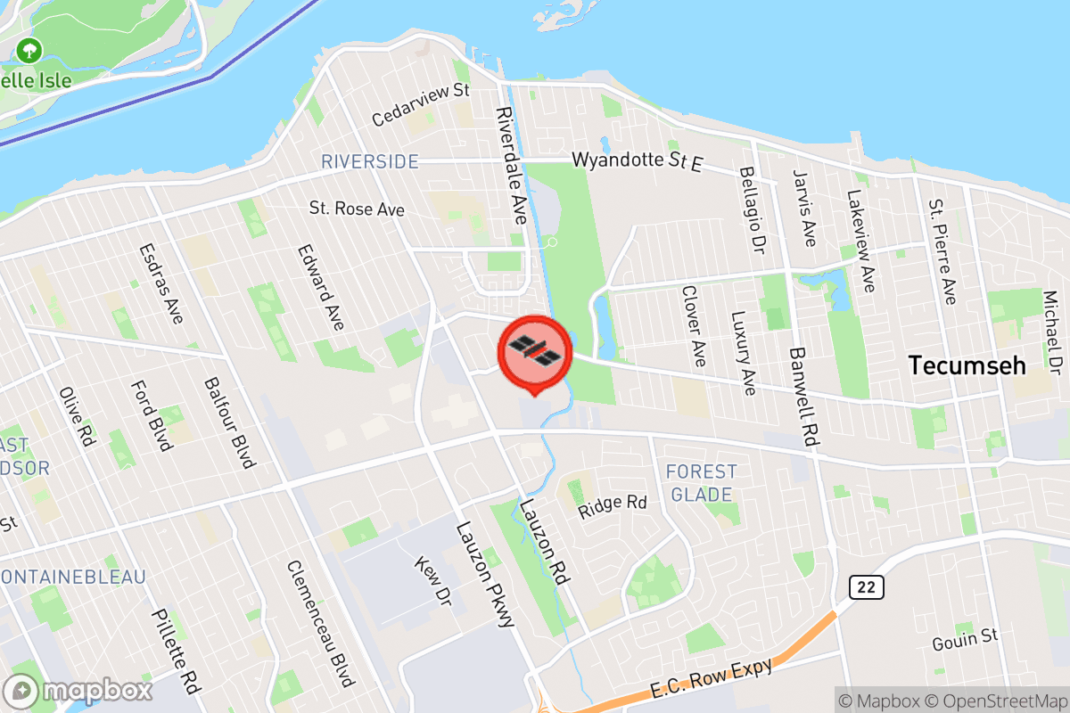 Static map screenshot of the place