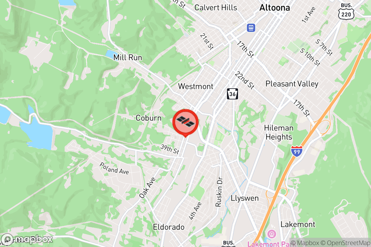 Static map screenshot of the place