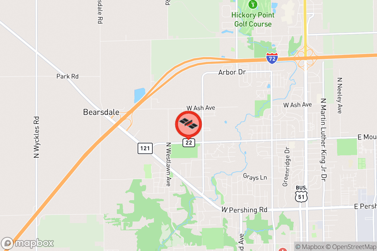 Static map screenshot of the place