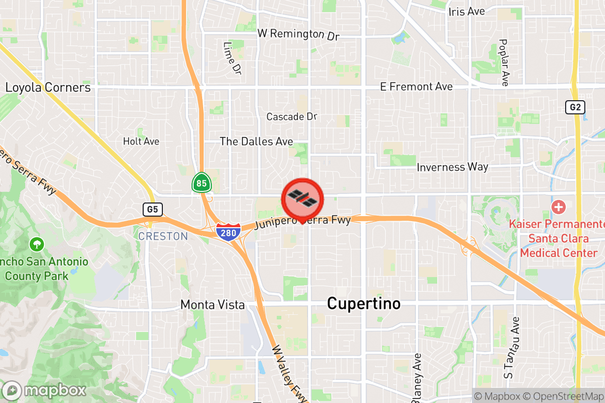 Static map screenshot of the place