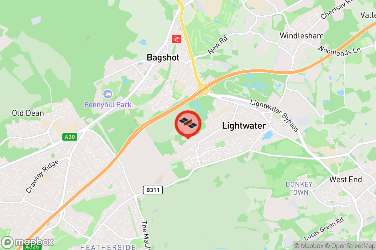 Static map screenshot of the place