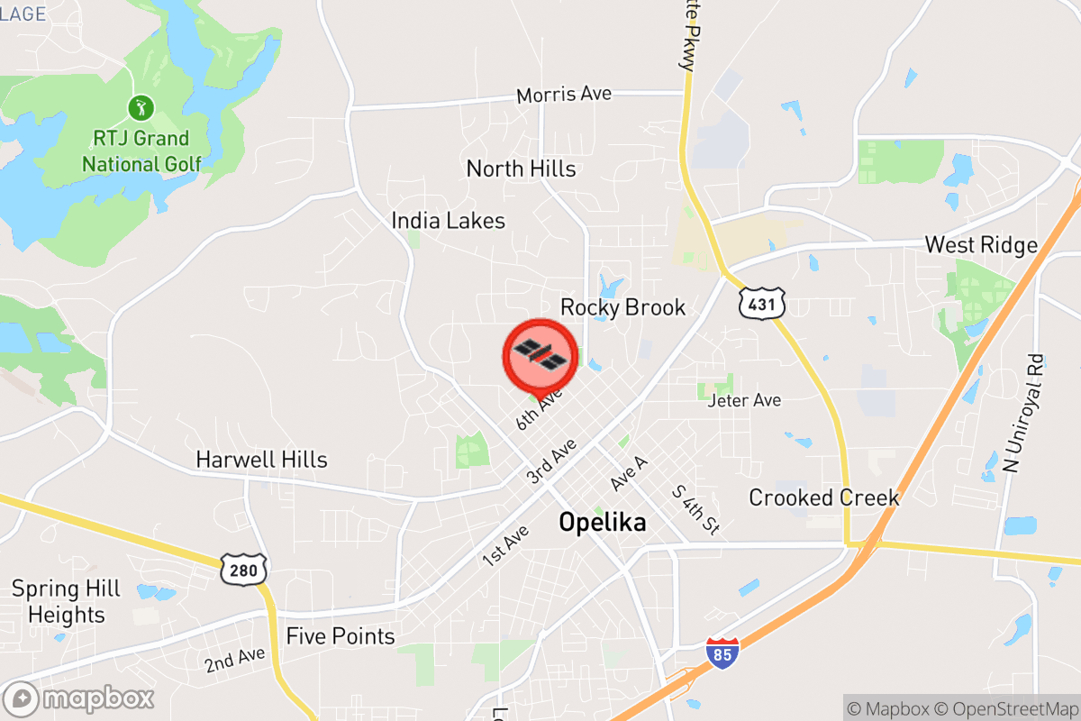 Static map screenshot of the place