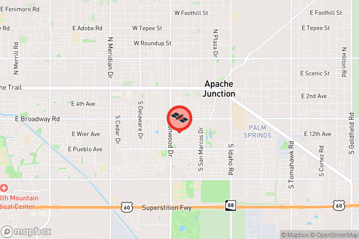 Static map screenshot of the place