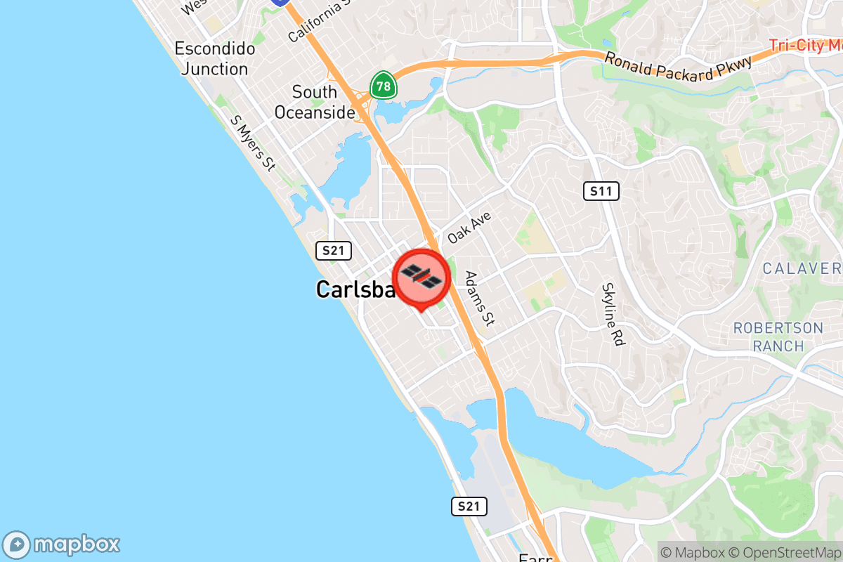 Static map screenshot of the place