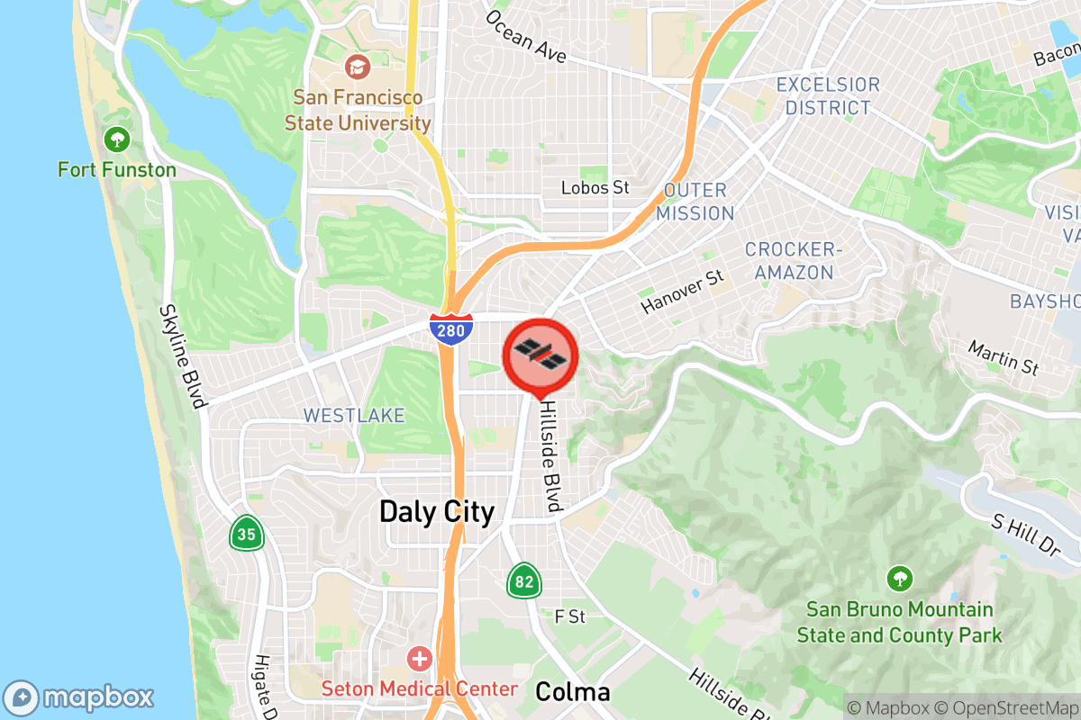 Static map screenshot of the place