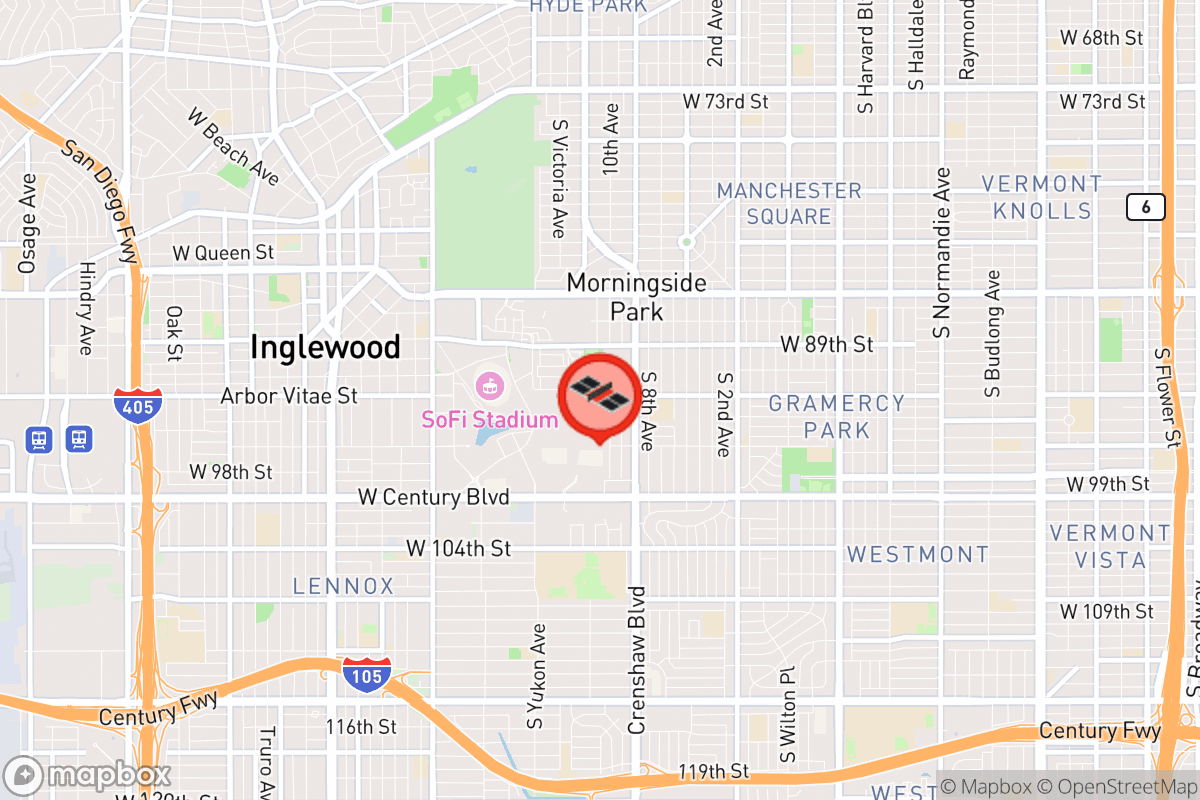 Static map screenshot of the place