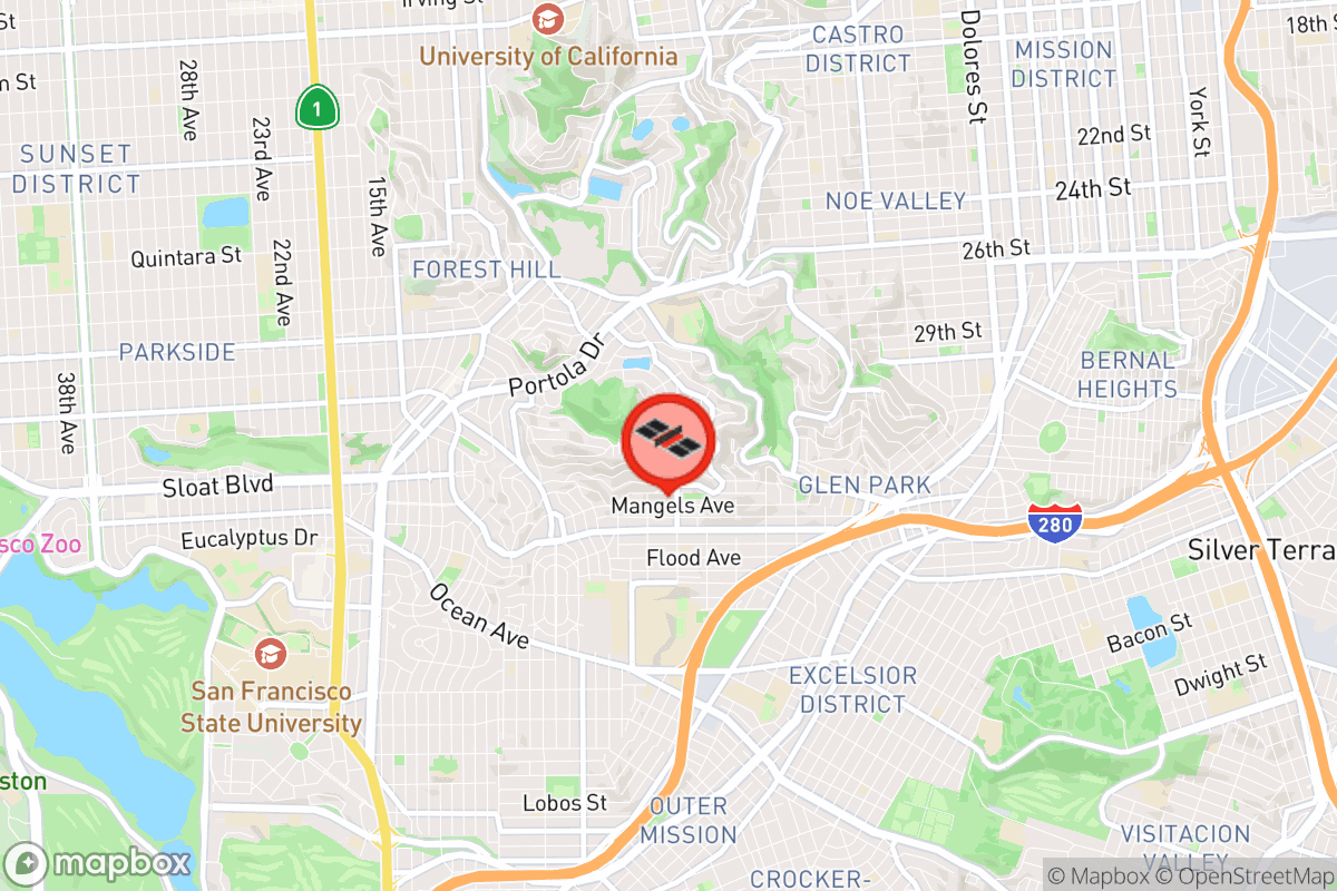 Static map screenshot of the place