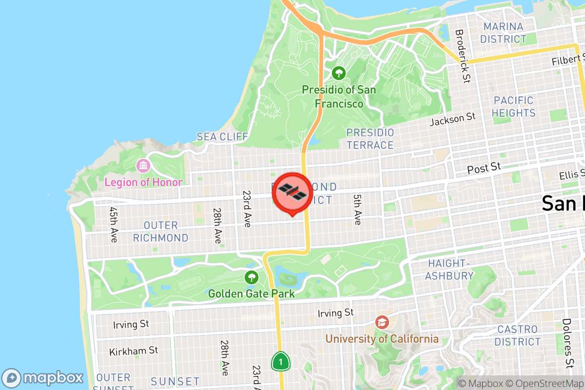 Static map screenshot of the place