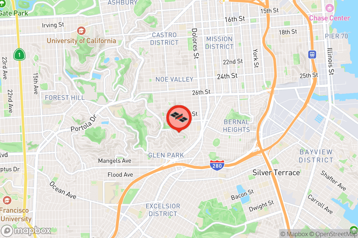 Static map screenshot of the place