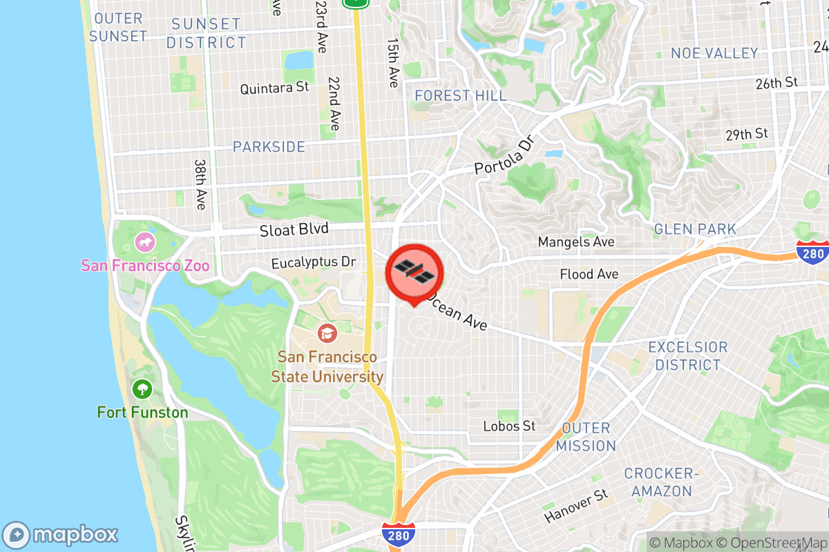 Static map screenshot of the place