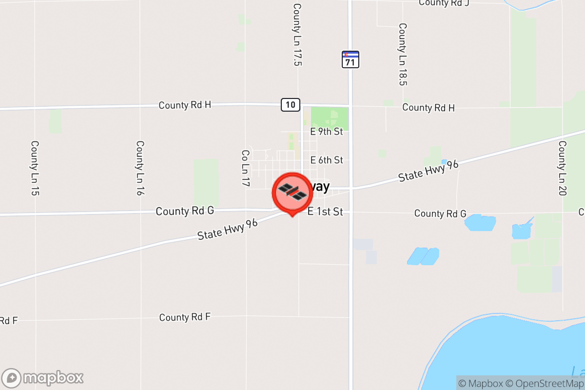 Static map screenshot of the place