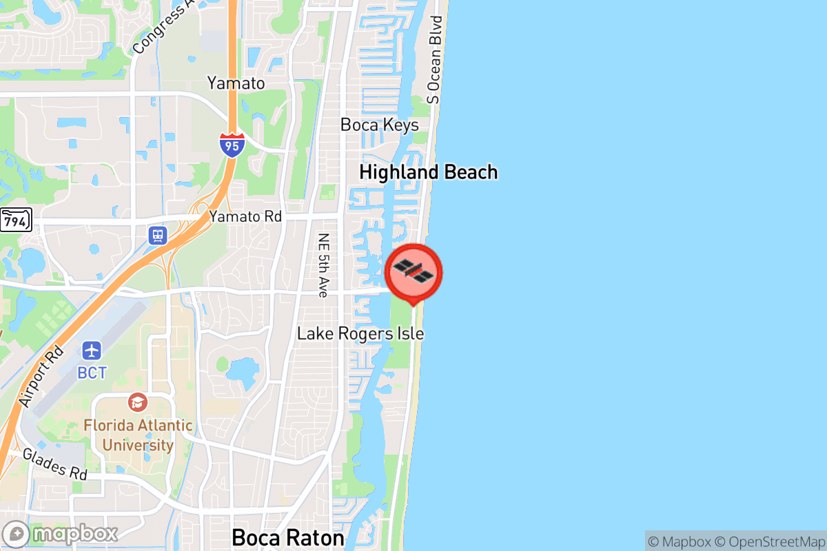 Static map screenshot of the place