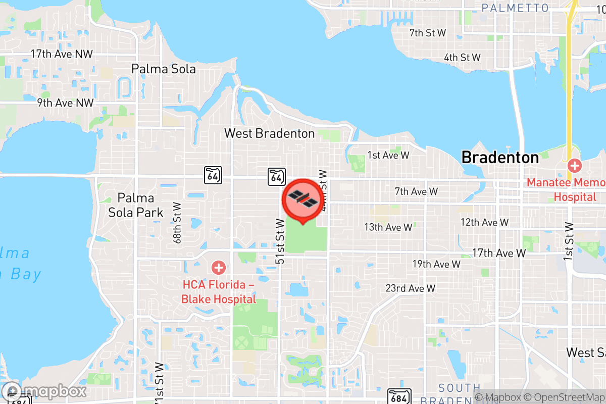 Static map screenshot of the place