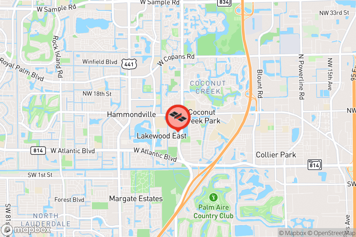 Static map screenshot of the place