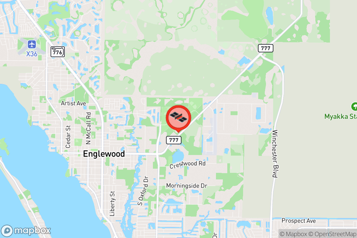 Static map screenshot of the place