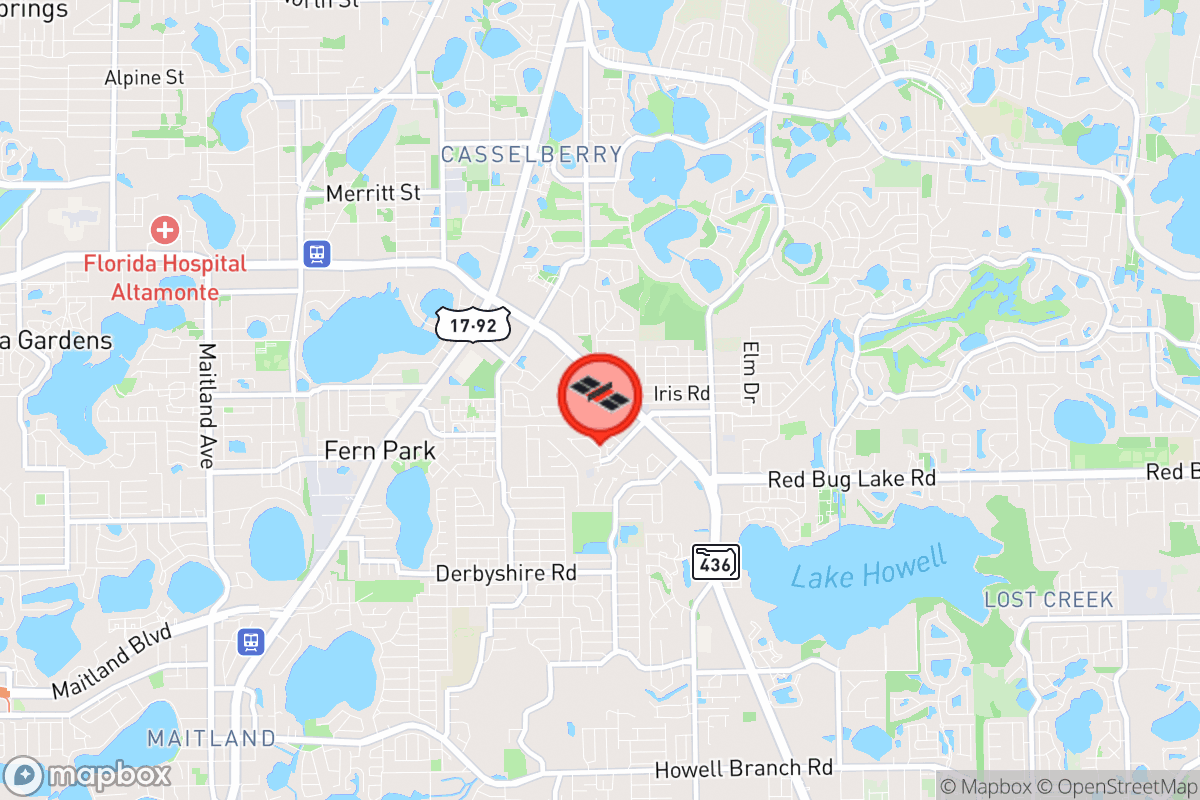 Static map screenshot of the place