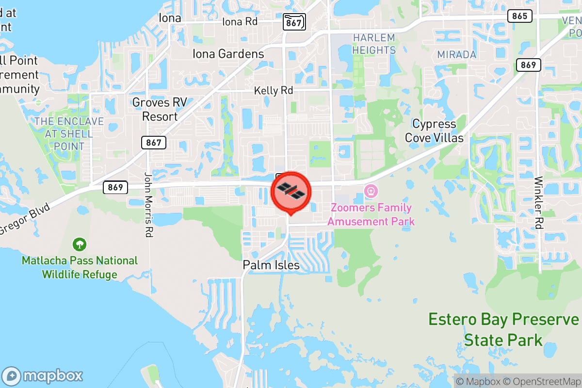 Static map screenshot of the place