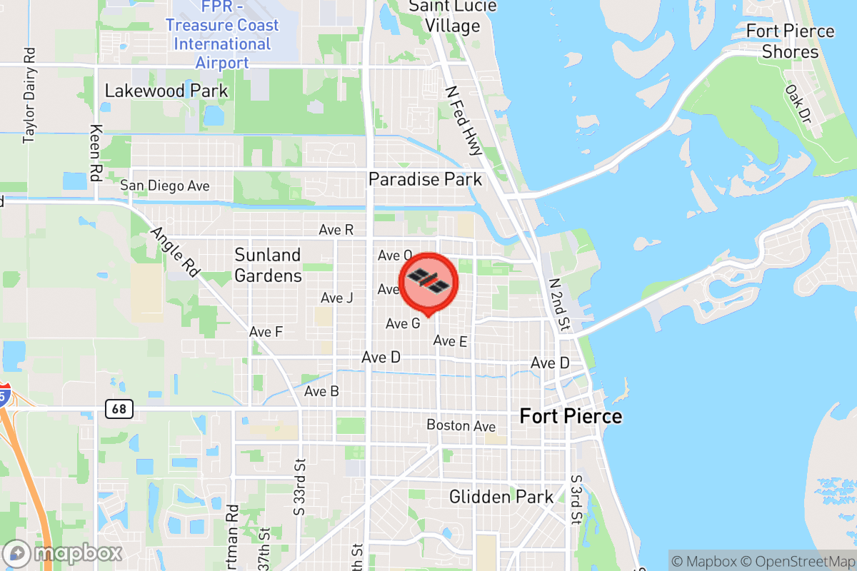 Static map screenshot of the place