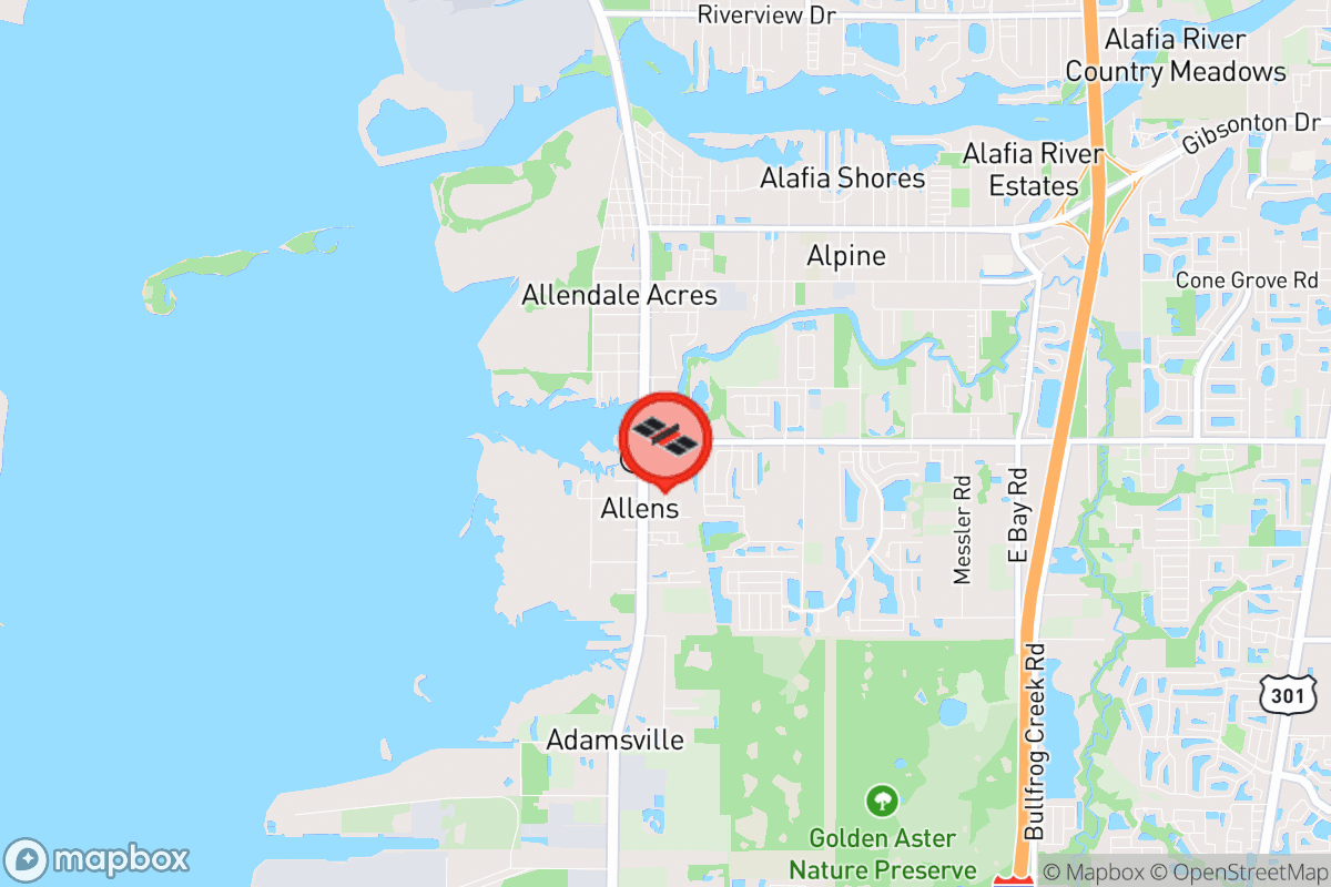 Static map screenshot of the place