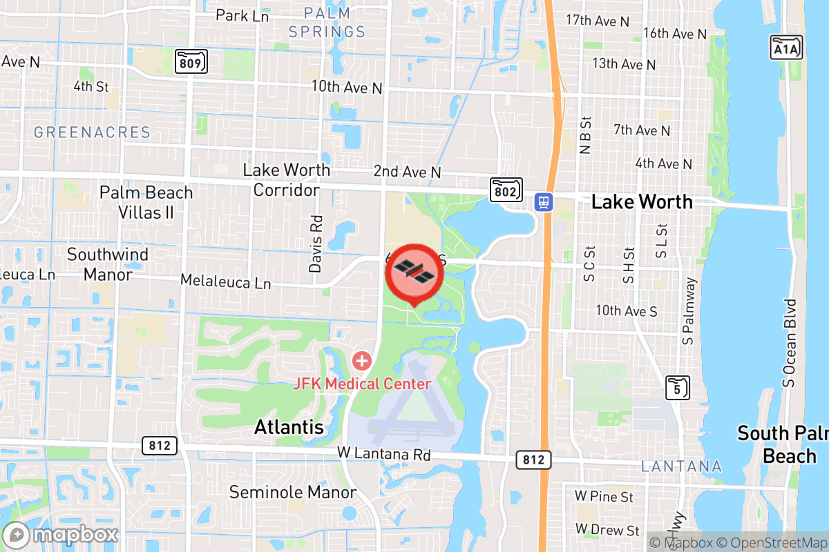 Static map screenshot of the place