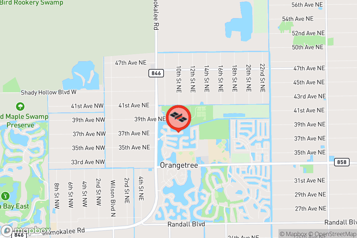 Static map screenshot of the place