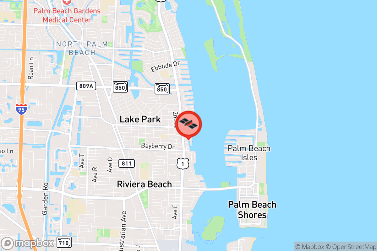 Static map screenshot of the place