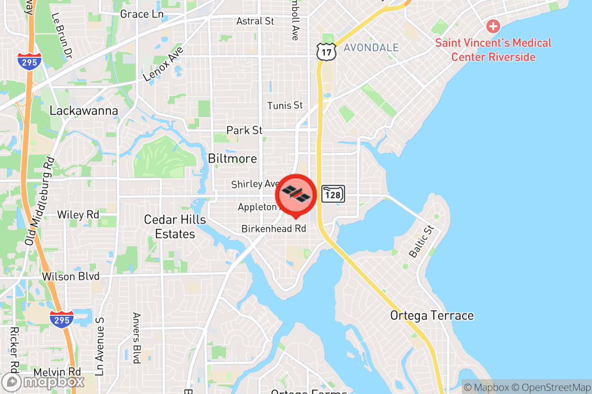 Static map screenshot of the place