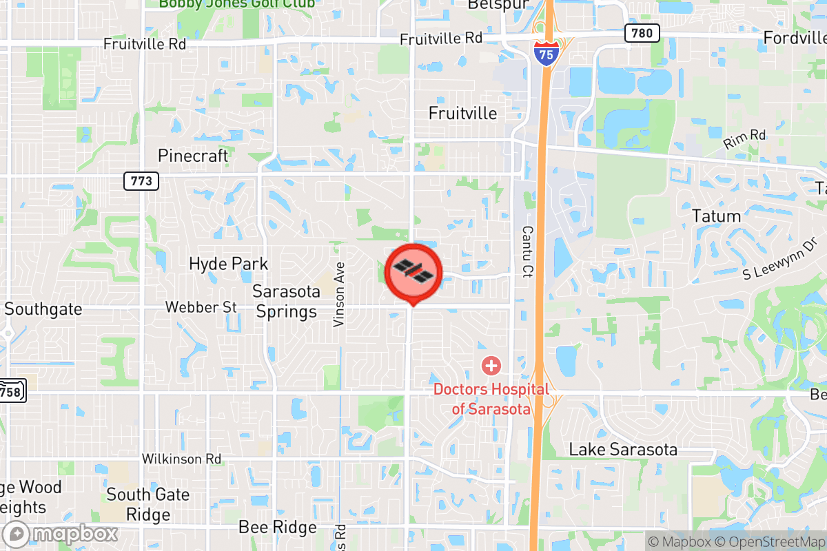 Static map screenshot of the place