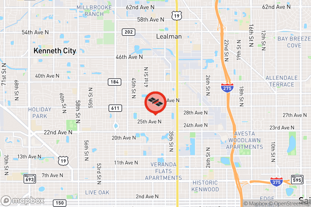 Static map screenshot of the place