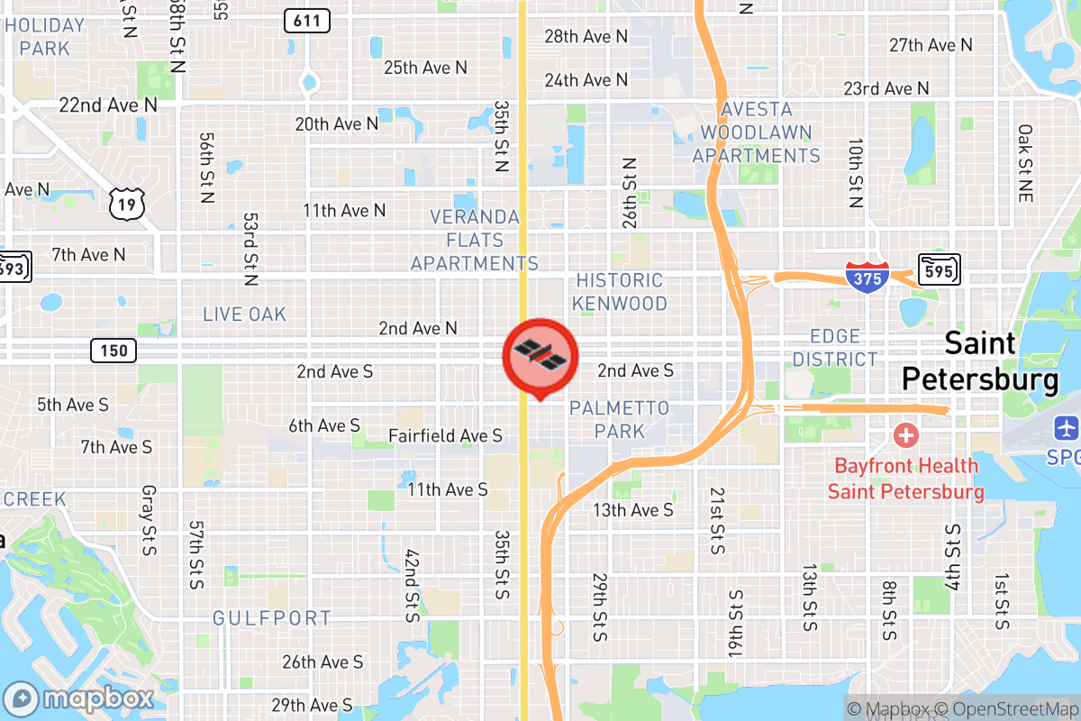 Static map screenshot of the place