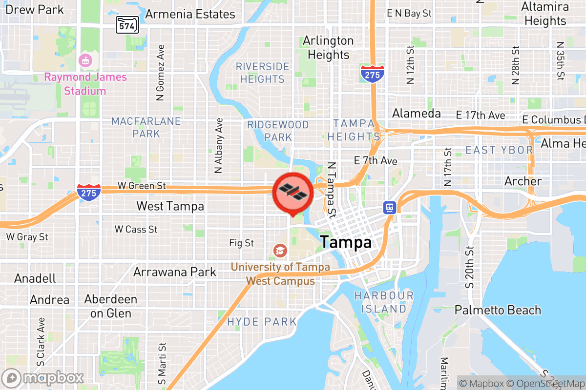 Static map screenshot of the place