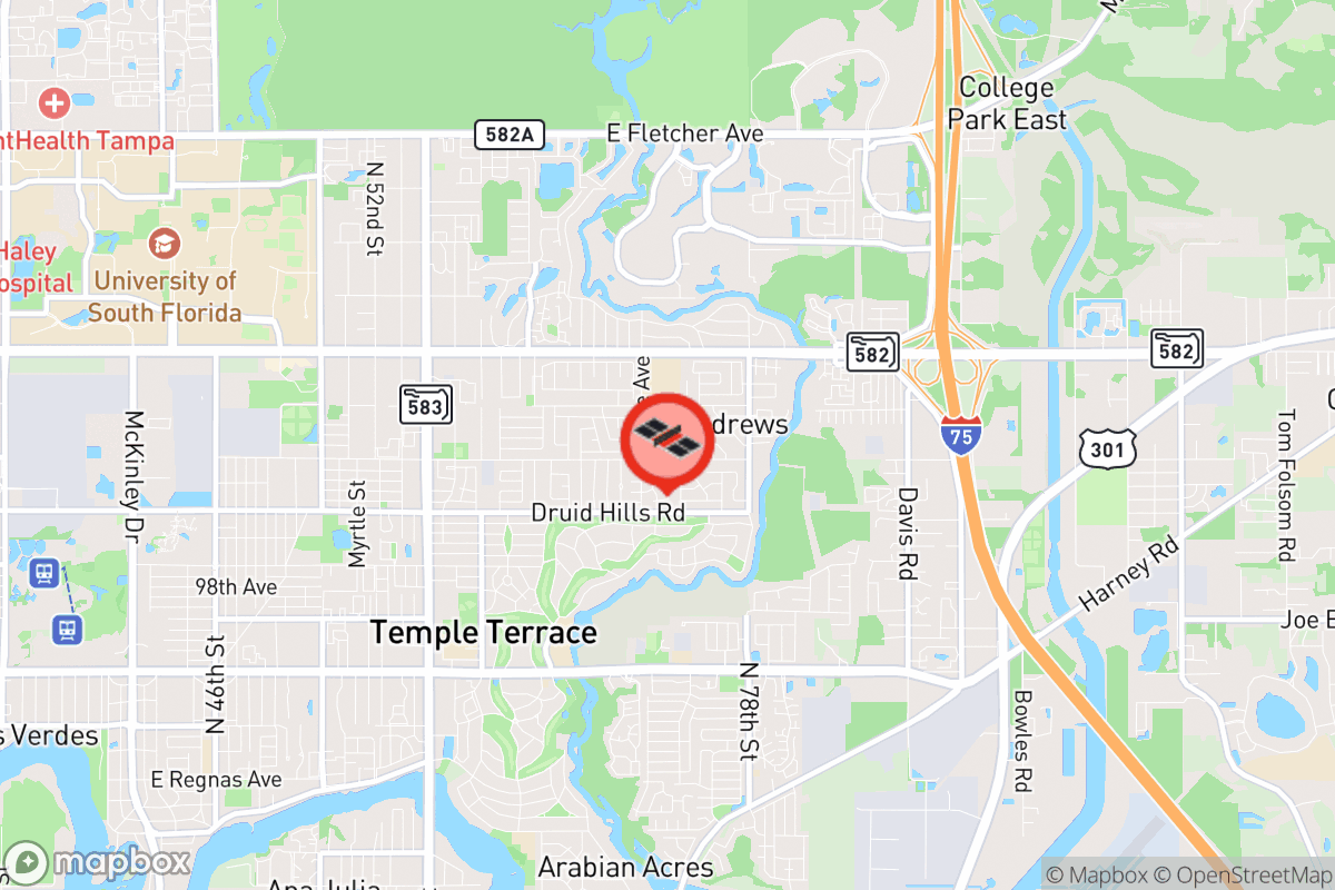 Static map screenshot of the place