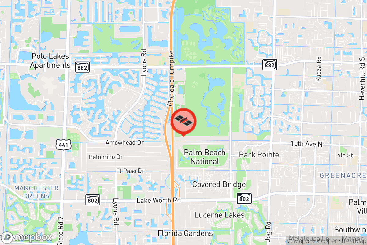 Static map screenshot of the place