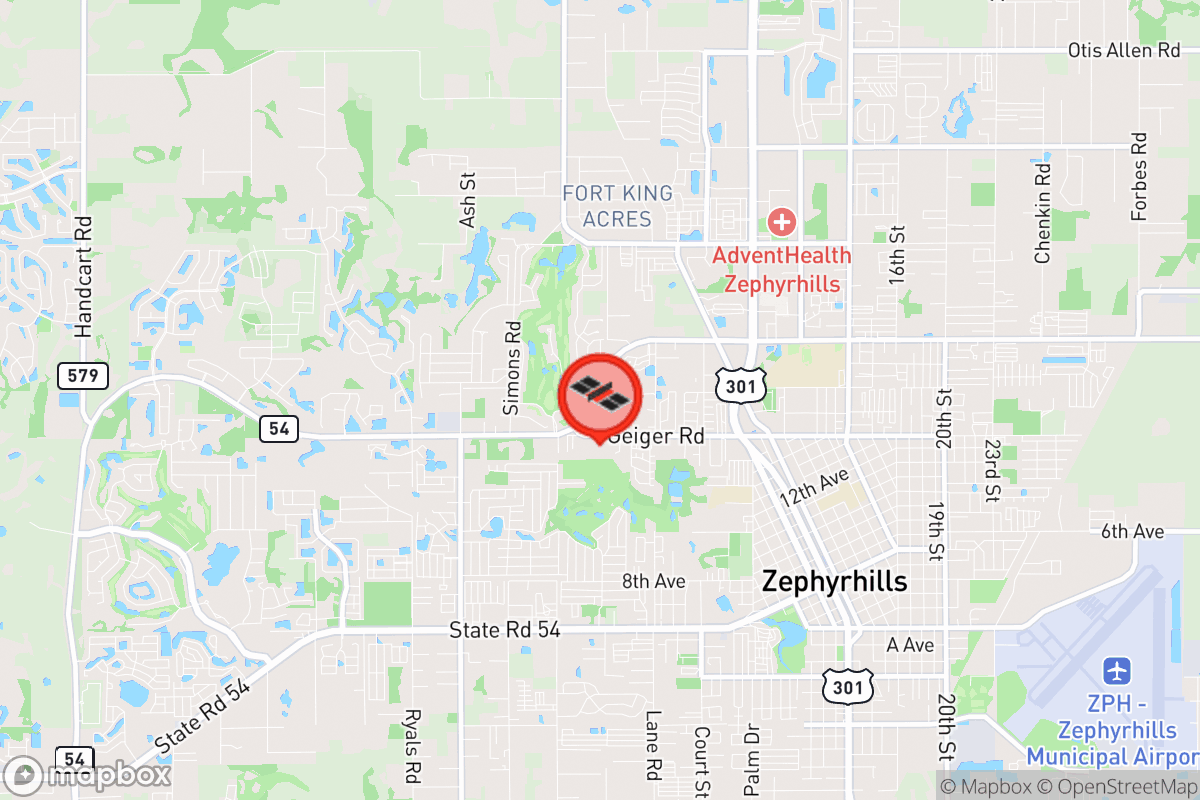 Static map screenshot of the place