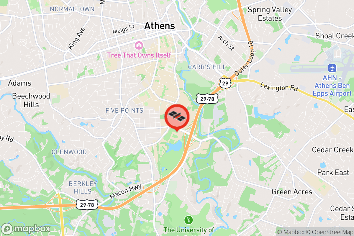 Static map screenshot of the place