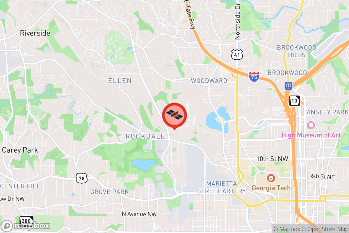 Static map screenshot of the place