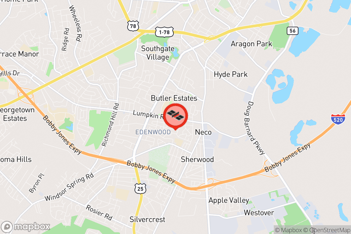 Static map screenshot of the place