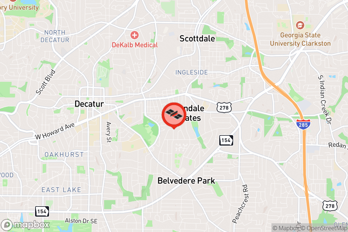 Static map screenshot of the place