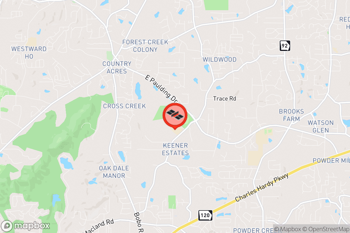 Static map screenshot of the place