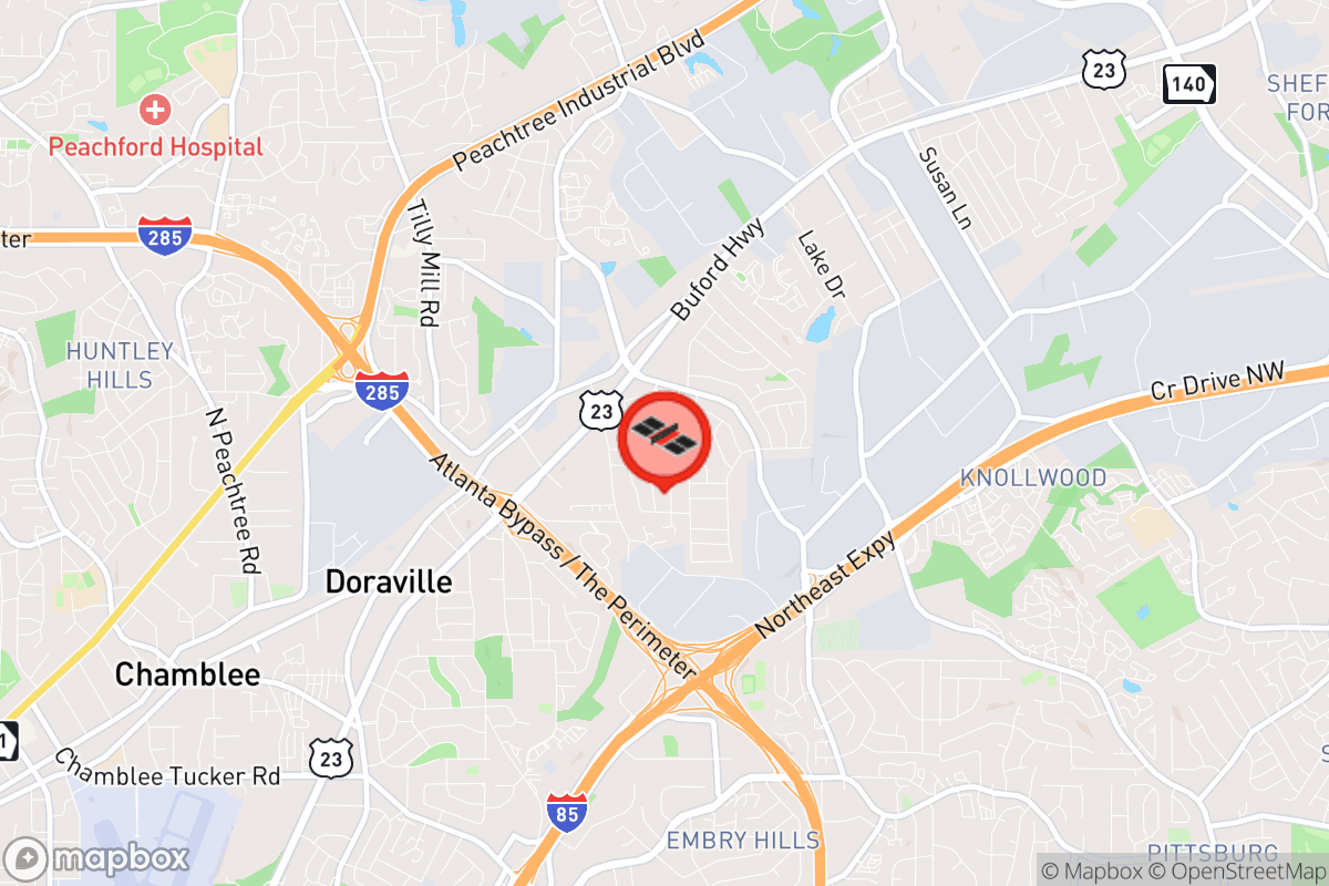 Static map screenshot of the place