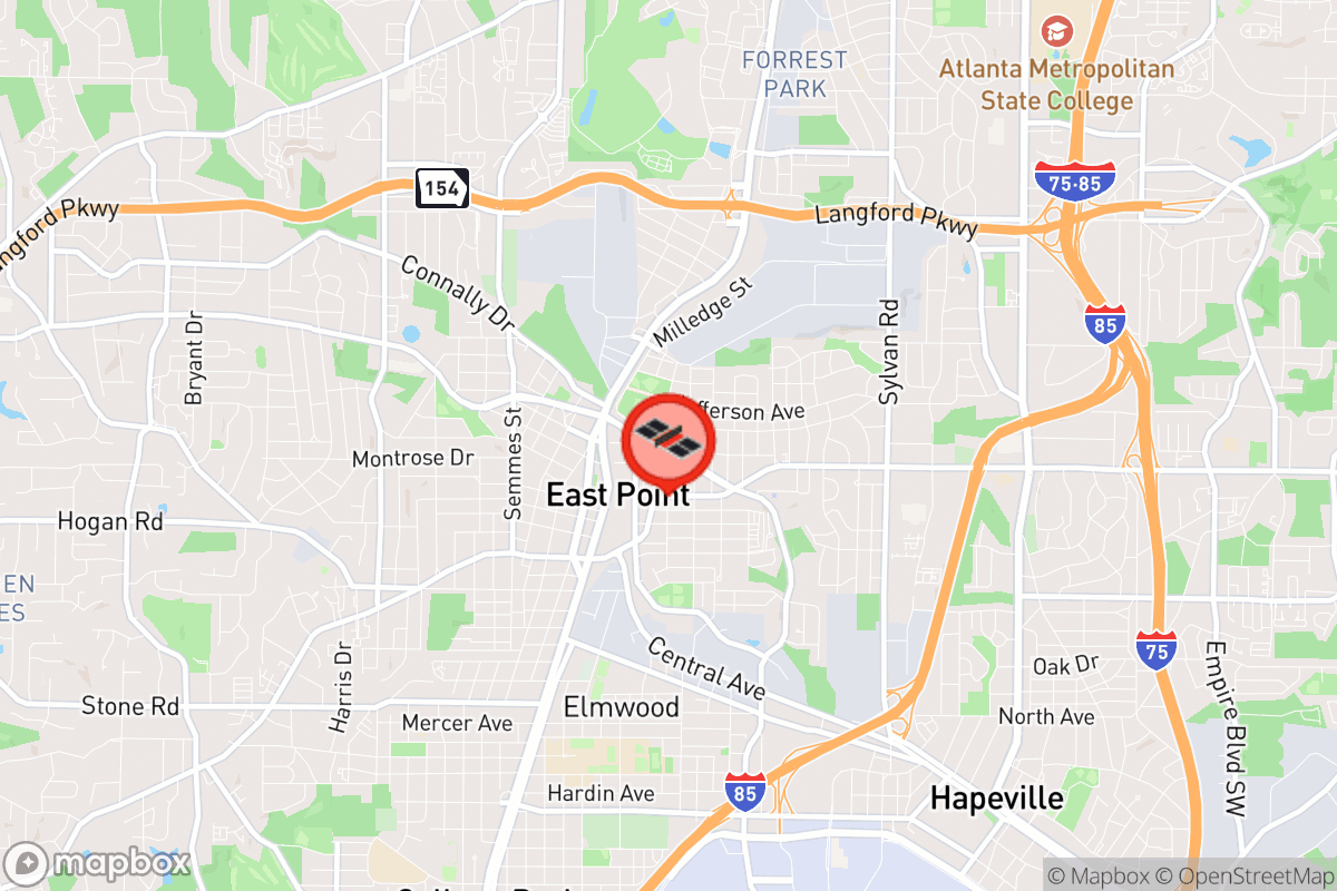 Static map screenshot of the place