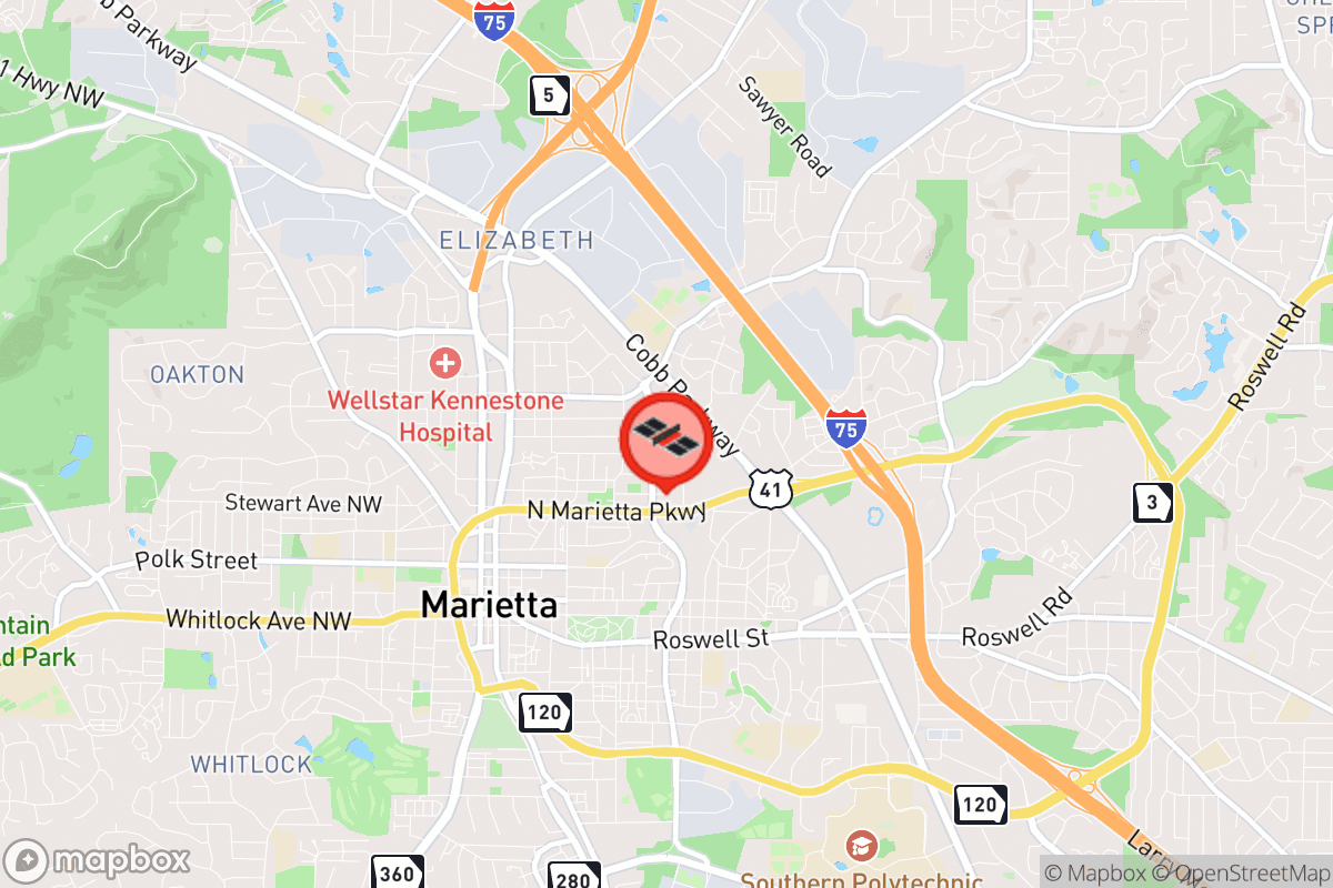 Static map screenshot of the place