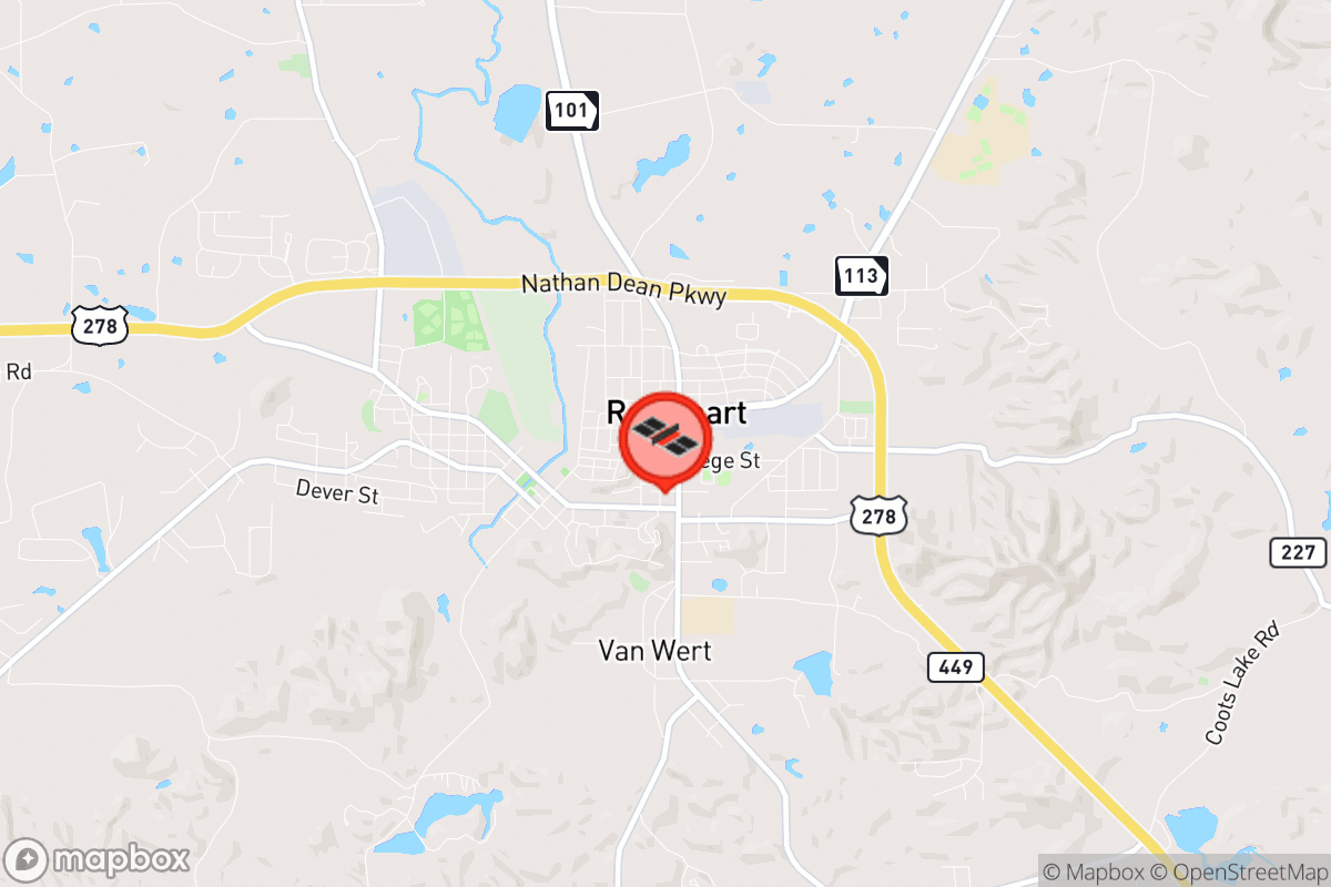 Static map screenshot of the place