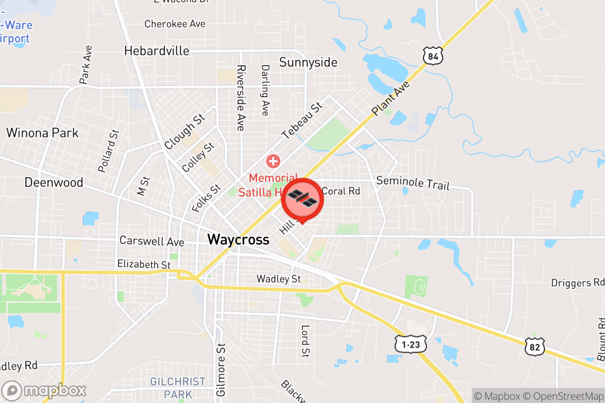 Static map screenshot of the place