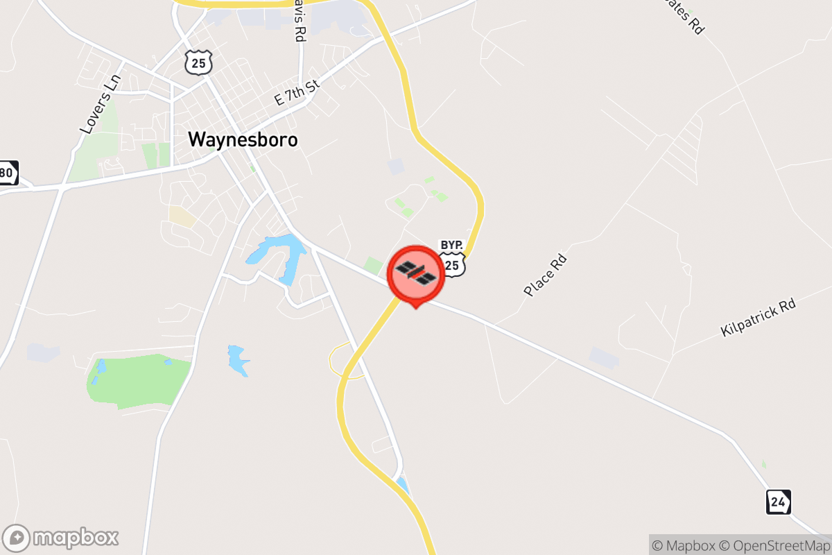 Static map screenshot of the place